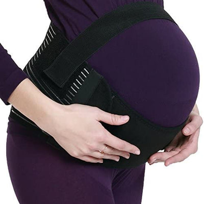 Neotech Care Maternity Pregnancy Support Belt/Brace - Back, Abdomen, Belly Band (Black, S).